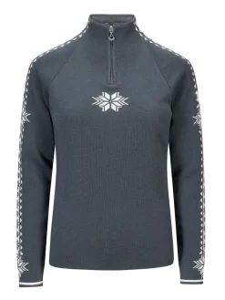 Dale of Norway Women's Geilo Sweater Steel Offwhite