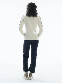 Dale of Norway Women's Geilo Sweater Offwhite Black