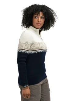 Dale of Norway Women's Moritz Sweater Navy/Bronze/Beige/Offwhite
