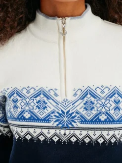 Dale of Norway Women's Moritz Sweater Navy White Ultramarine