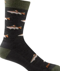 Darn Tough Spey Fly Crew Lightweight With Cushion Charcoal
