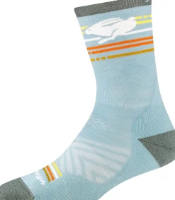 Darn Tough Women's Pacer Micro Crew Ultra-Lightweight With CushionGlacier
