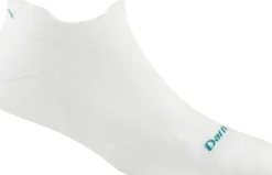 Darn Tough Women's Run No Show Tab Ultra-Lightweight White