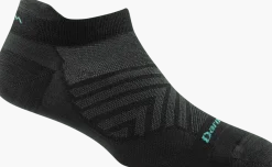 Darn Tough Women's Run No Show Tab Ultra-Lightweight Black