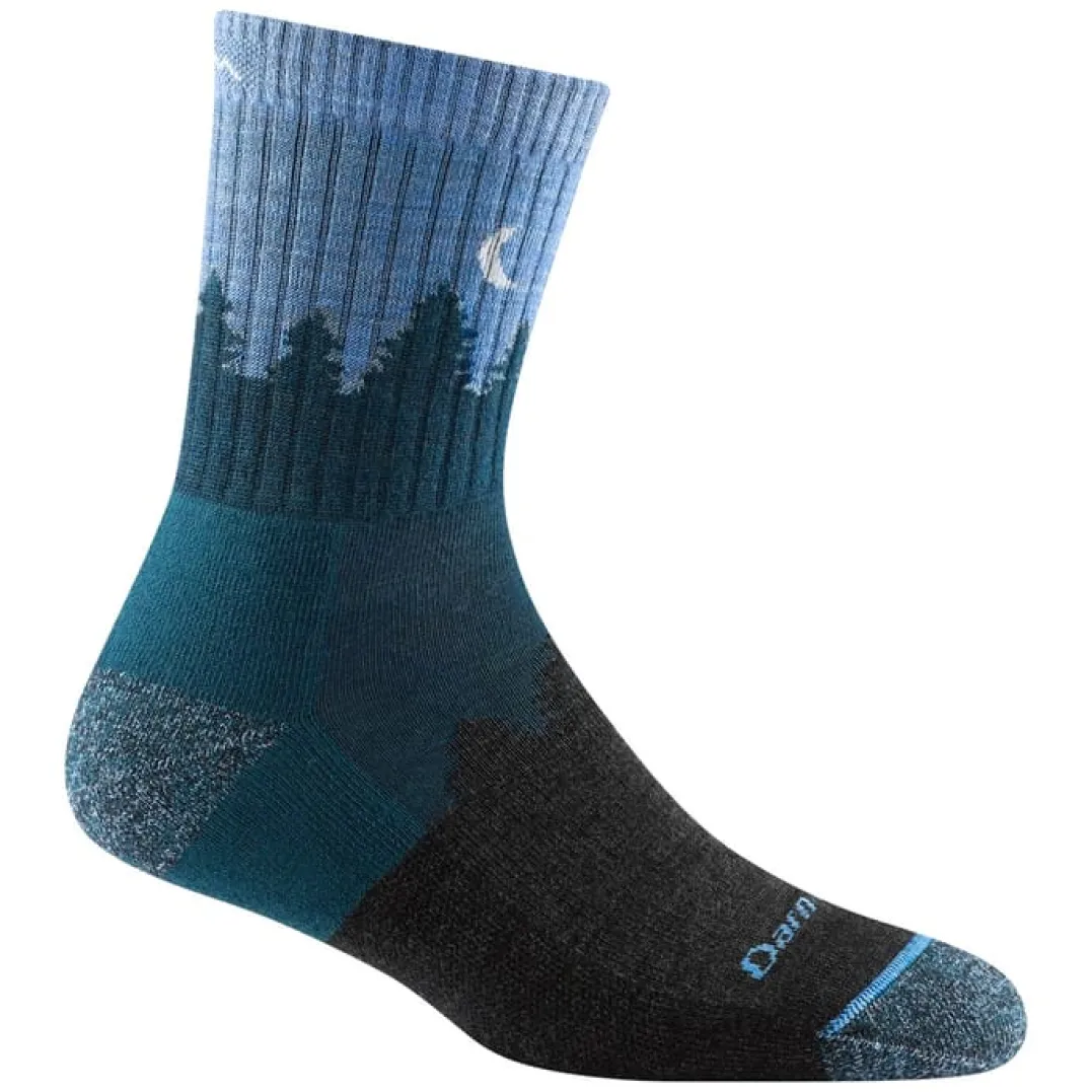 Darn Tough Women's Treeline Micro Crew Cushion Blue