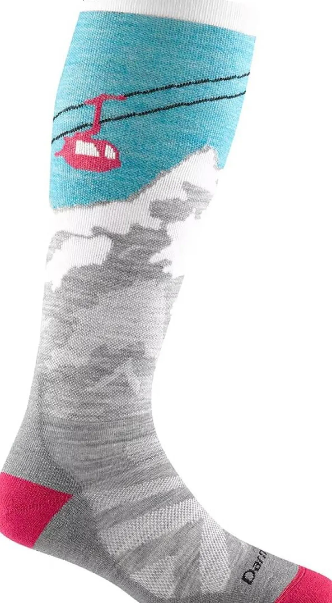Darn Tough Yeti Cushion Aqua