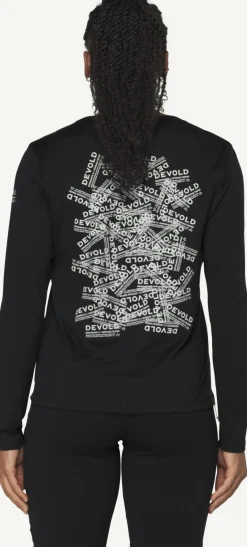Devold Active Stamp Ls Wmn Black