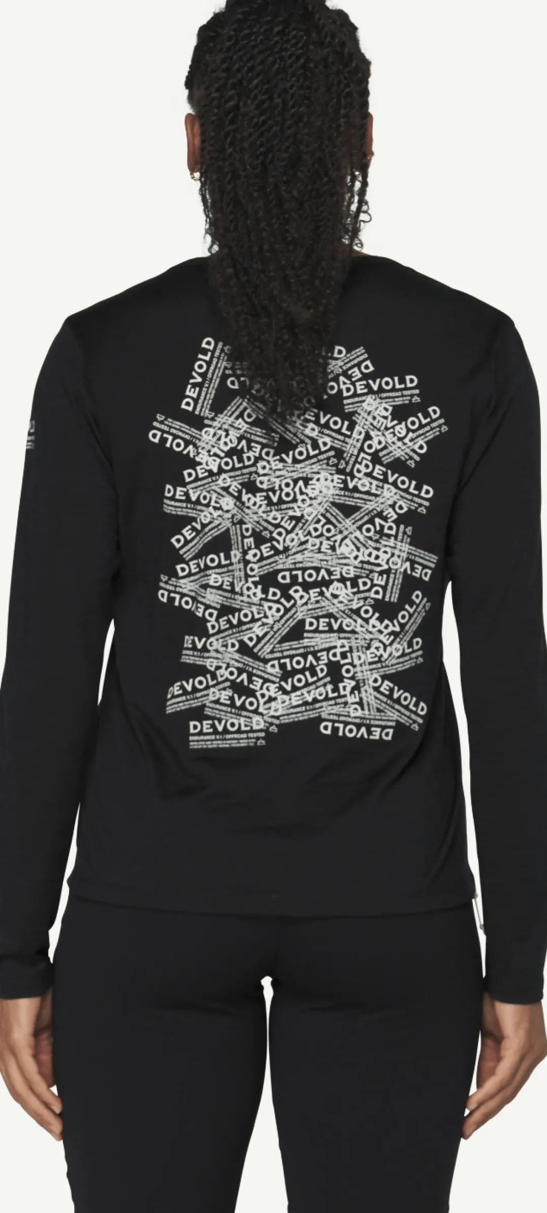 Devold Active Stamp Ls Wmn Black