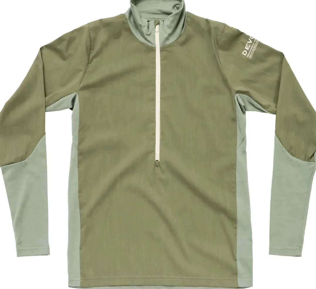 Devold Endurance Merino Cover Zip Wmn Lichen
