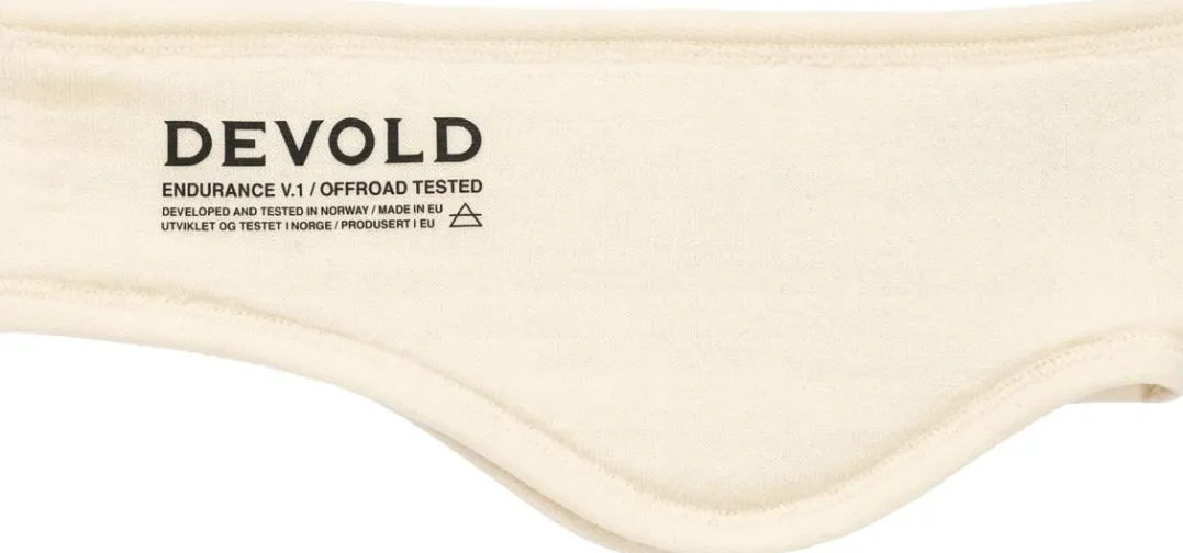 Devold Endurance Merino Headband Raw White