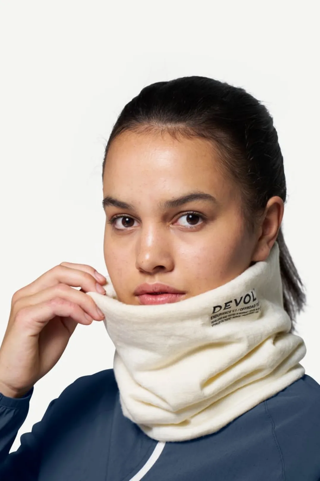 Devold Endurance Merino Neck Gaiter Raw White