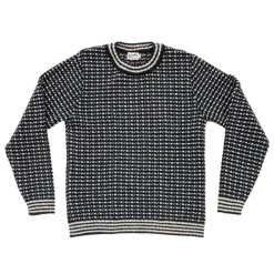 Devold Islender Refined Sweater Ink/offwhite