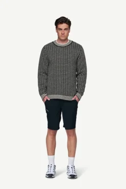 Devold Islender Refined Sweater Ink/offwhite