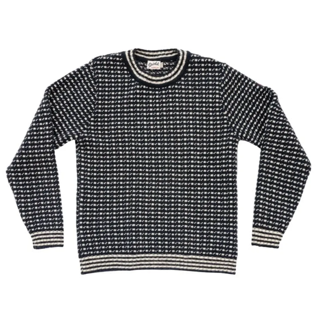 Devold Islender Refined Sweater Ink/offwhite
