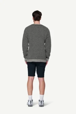 Devold Islender Refined Sweater Ink/offwhite