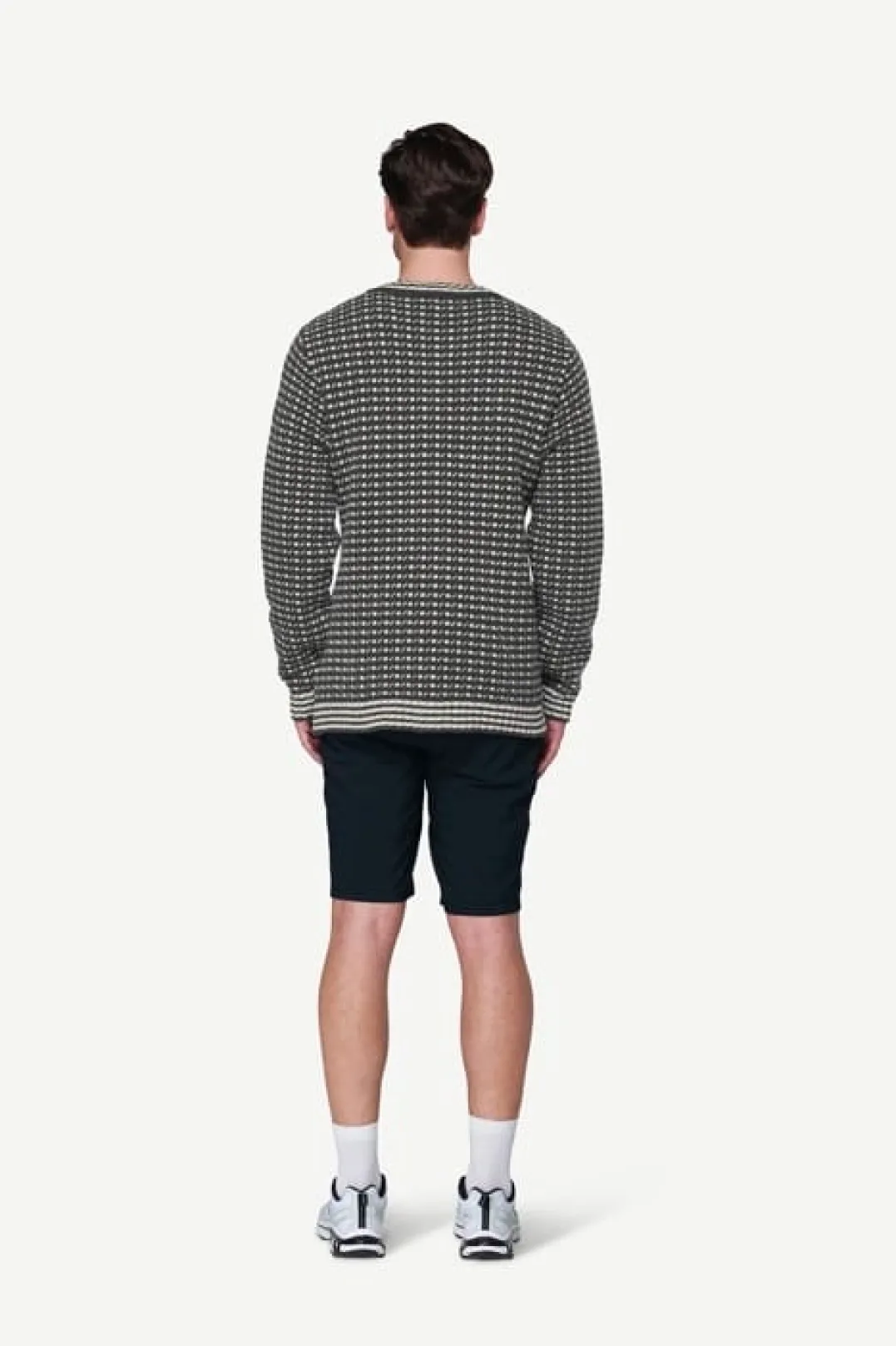 Devold Islender Refined Sweater Ink/offwhite