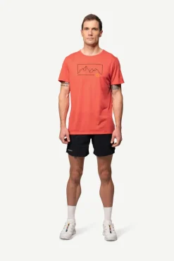 Devold Men's Active "Outline" Tee Cayenne