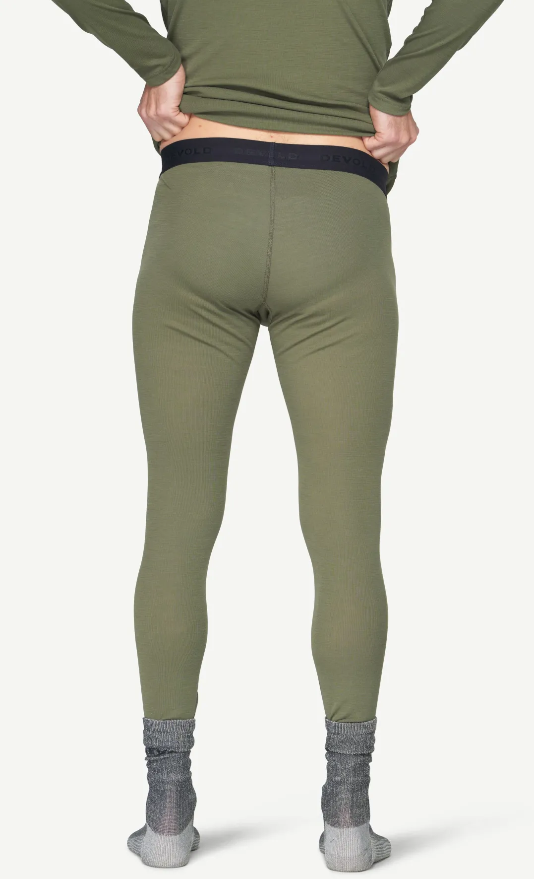Devold Men's Adventure Merino 190 Longs Lichen