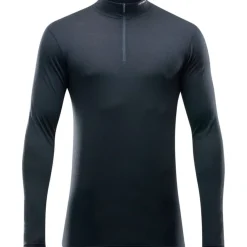 Devold Men's Breeze Half Zip Neck Black