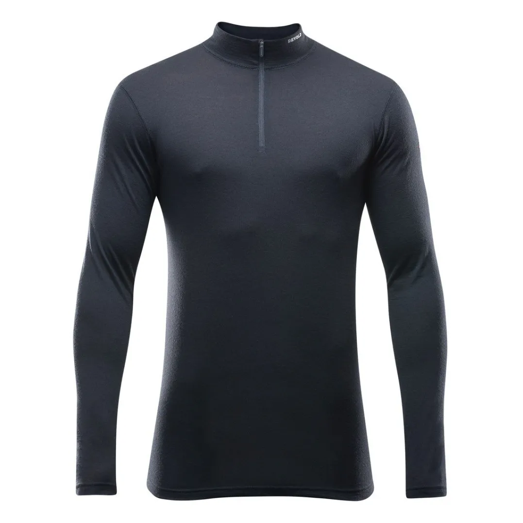 Devold Men's Breeze Half Zip Neck Black