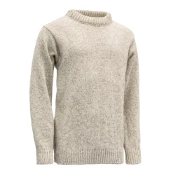Devold Men's Nansen Sweater Crew Neck Grey Melange