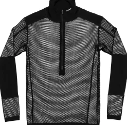 Devold Men's Wool Mesh Pro Zip Neck Black