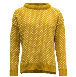 Devold Nordsjø Womans Split Seam Sweater Arrowwood