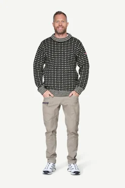 Devold Original Islender Wool Sweater Anthracite/Offwhite