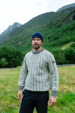 Devold Original Islender Wool Sweater Chalk Pink/Anthracite
