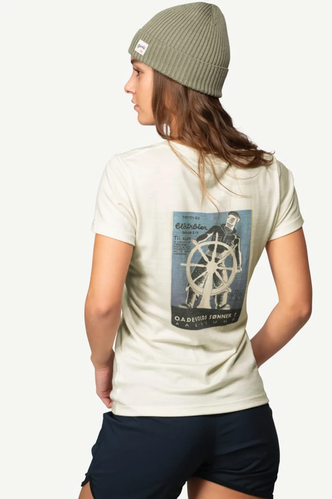 Devold Premium "Sailor" Tee Wmn White