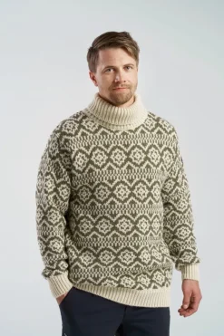 Devold Unisex Hoddevik Wool High Neck Off White