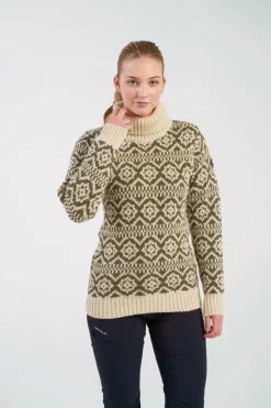 Devold Unisex Hoddevik Wool High Neck Off White