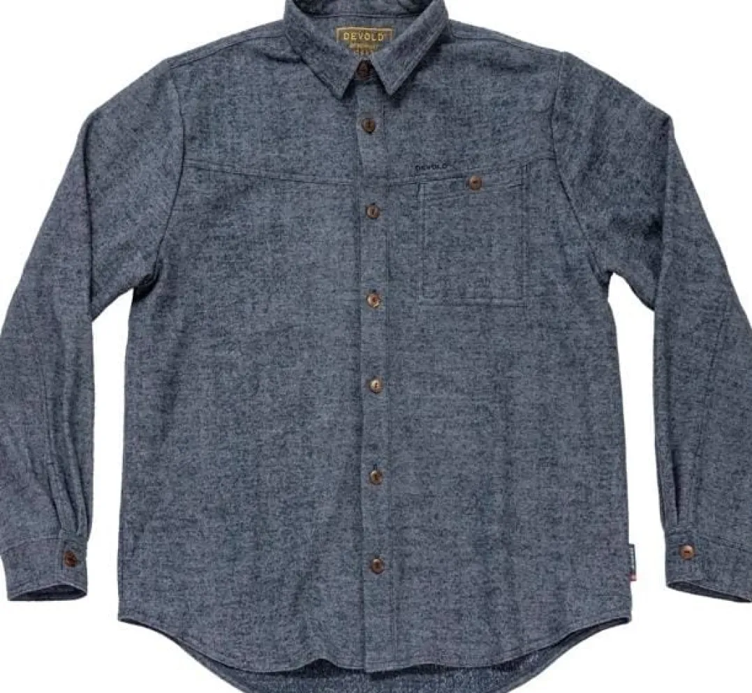 Devold Unisex Merino Overshirt Ink Melange