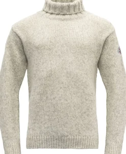 Devold Unisex Nansen Wool High Neck Grey Melange