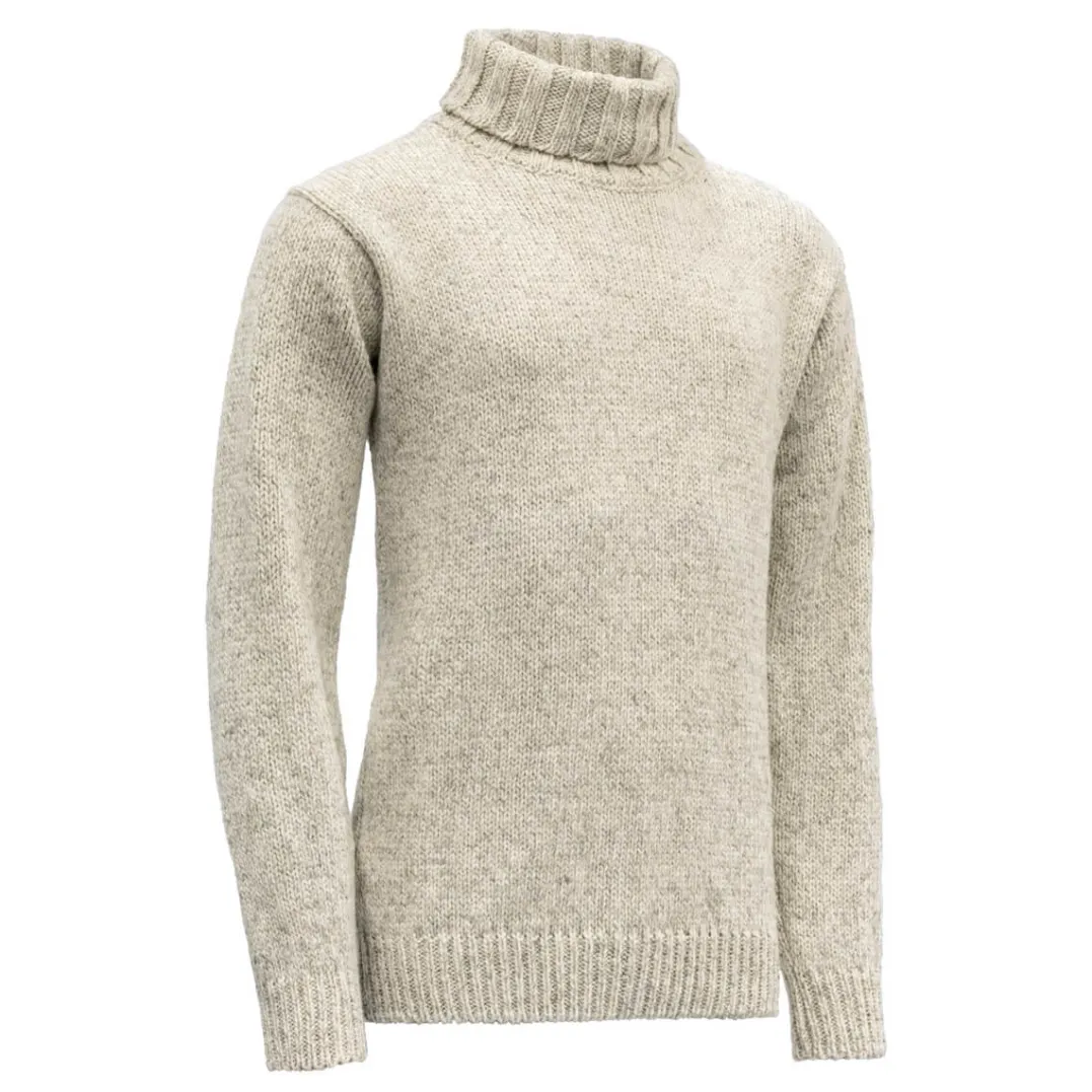 Devold Unisex Nansen Wool High Neck Grey Melange