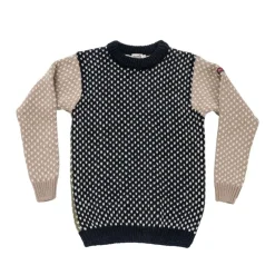 Devold Unisex Nordsjø Wool Sweater Navy/stone/olive