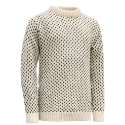 Devold Unisex Nordsjø Wool Sweater Offwhite