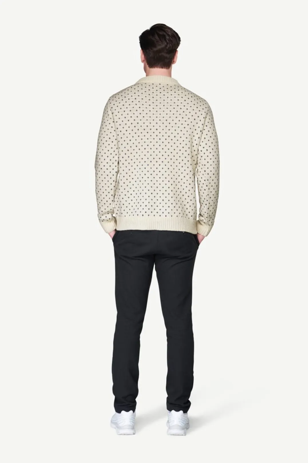 Devold Unisex Sørisen Wool Sweater Raw White