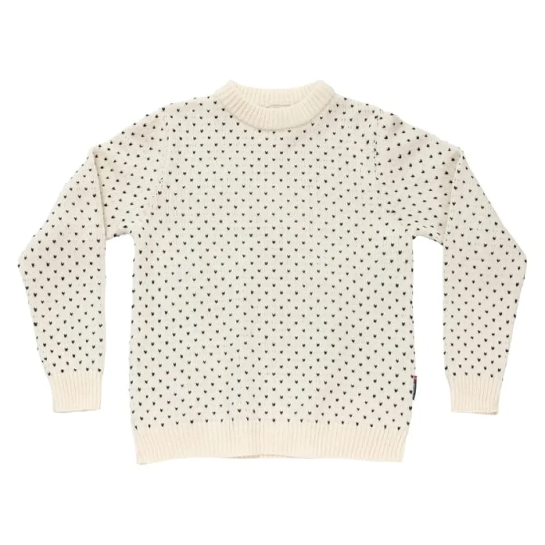 Devold Unisex Sørisen Wool Sweater Raw White