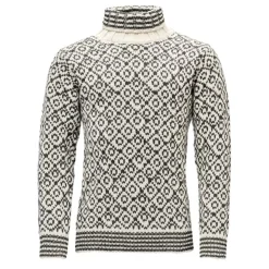 Devold Unisex Svalbard Sweater High Neck Offwhite/Anthracite