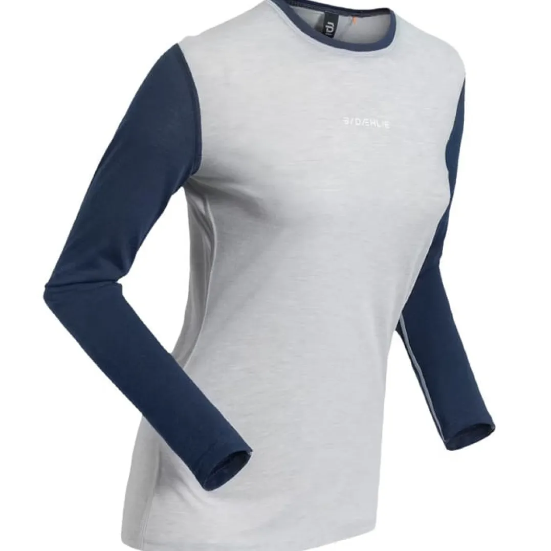 Dæhlie Activate Wool Mix Long Sleeve Wmn Quiet Grey