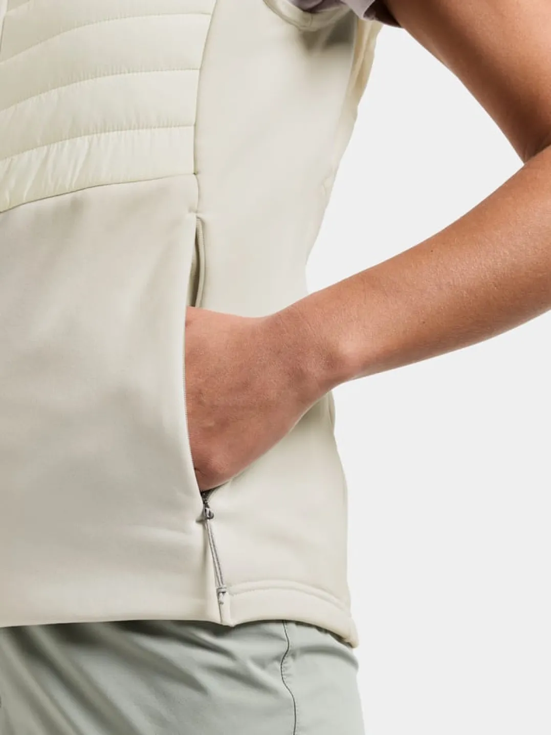 Didriksons Annema Wns Vest Shell White