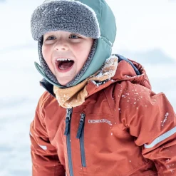 Didriksons Kids' Biggles Cap Dark Moss