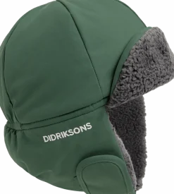Didriksons Kids' Biggles Cap Dark Moss
