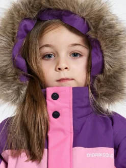 Didriksons Kids' Bjärven Coverall 4 Sweet Pink