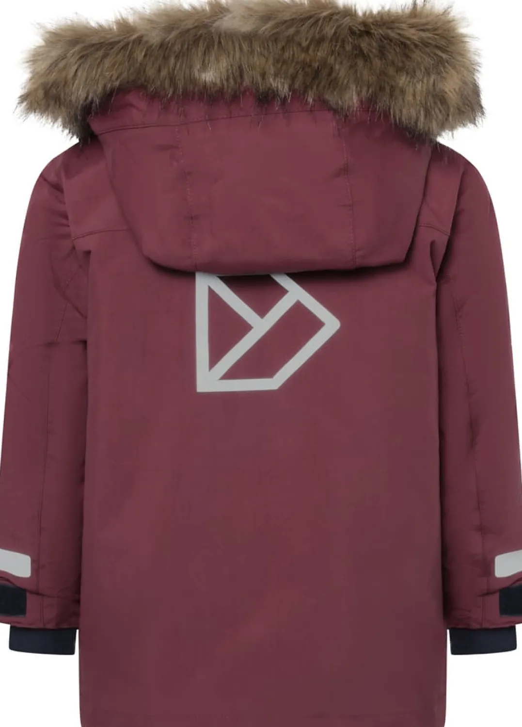 Didriksons Kids' Bjärven Parka 4 Anemon Red