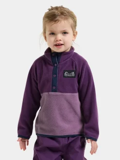 Didriksons Kids' Monte Half Button Northen Purple