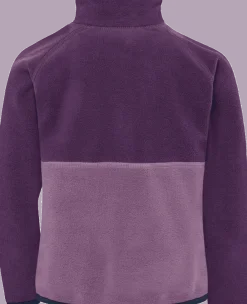 Didriksons Kids' Monte Half Button Northen Purple