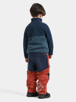 Didriksons Kids' Monte Half Button Mountain Blue