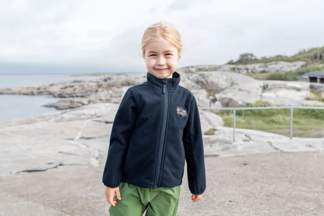 Didriksons Kids' Muskot Jacket Dark Night Blue